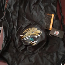 NFL Jacksonville Jaguars Black DrawString Backpack Backsack Bag w/case NEW - £13.09 GBP