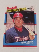 Kent Hrbek Minnesota Twins 1987 Fleer Baseball&#39;s Exciting Stars Card #29 - £0.76 GBP