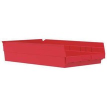 Akro-Mils 30178Red Shelf Storage Bin, Red, Plastic, 17 7/8 In L X 11 1/8... - £21.95 GBP