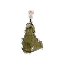 Polished Moldavite Pendant Necklace by Stones Desire - £161.21 GBP