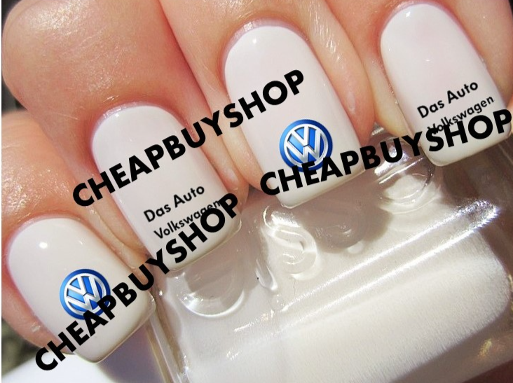 Primary image for 40 VW VOLKSWAGEN AUTOMOBILE AUTO RACING MODEL CAR SHOW》Nail Art Decals 