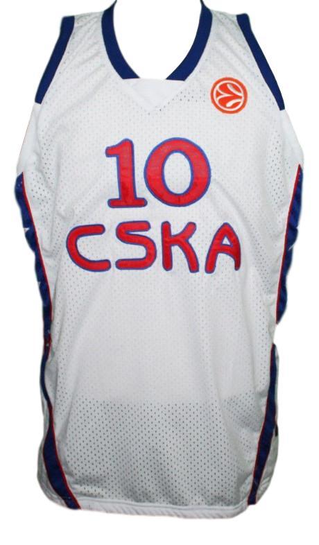 John robert holden cska moscow basketball jersey white   1