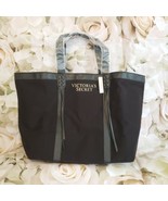 VICTORIA&#39;S SECRET  Black Tote Bag Shopper - $24.95