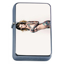 Tattoo Pin Up Girls Model D20 Flip Top Oil Lighter Wind Resistant Flame ... - £11.95 GBP