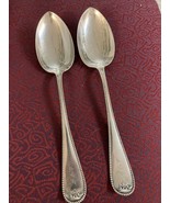 A F Towle (Lunt) &quot;Priscilla&quot; Silver Plated Spoons XXS with Beading Lot O... - $376.03 MXN