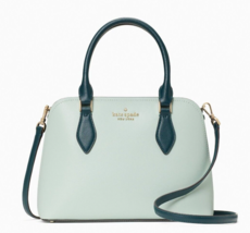 New Kate Spade Darcy Small Satchel Colorblock Grain Leather Sea Water / Dust bag - £98.68 GBP