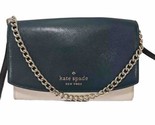 Kate Spade New York Carson Convertible Crossbody Leather Purse White &amp; G... - $74.20