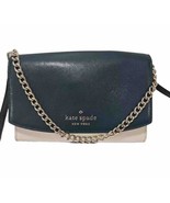 Kate Spade New York Carson Convertible Crossbody Leather Purse White &amp; G... - €64,45 EUR
