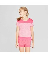 Girls Color Block Super Soft Tech T Shirt C9 Champion Pink M 7/8 NWT - £11.78 GBP