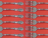 Fontana by Towle Sterling Silver Salad Fork Set 12 pieces 6 1/2&quot; - £555.96 GBP
