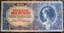 10000 Otszaz Pengo Hungary 1946 banknote - $4.48