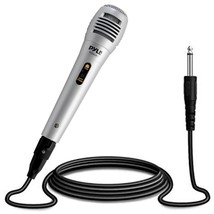 Pyle Wired Dynamic Microphone - Professional Moving Coil Unidirectional Handheld - £10.50 GBP+