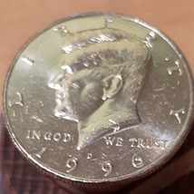 Half ½ Dollar Kennedy Clad Coin 1996 D Denver Mint 50C KM# A202b Nice Not Silver - £2.40 GBP