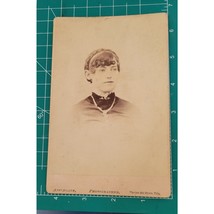 Antique Victorian Cabinet Card Pretty Lady Found Photo No. 3 - £10.83 GBP