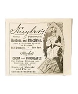 Huyler&#39;s Chocolate Bonbons 1897 Advertisement Victorian Candy NYC ADBN1A4 - $28.01 CAD