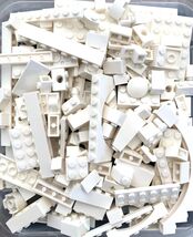 Lego 150 piece White Lego lot full of bricks, blocks Variety of Sizes Le... - $12.95