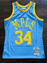 NEW Mitchell &amp; Ness Los Angeles Lakers MPLS Shaquille O&#39;Neal Jersey Men&#39;s Medium - £87.46 GBP