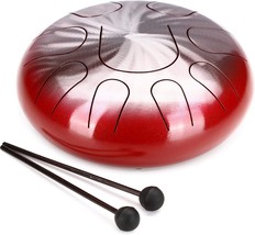 10 Inch, 9-Note Pearl Steel Tongue Drum From The Awakening, Handpan In C Key. - £429.44 GBP