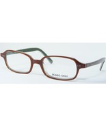 Romeo Gigli RG142 441 Caramelo Marrón Gafas Marco 49-18-140mm Italia - $111.08 CAD