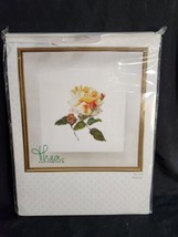 Thea Gouverneur 416 Release  Cross-Stitch Kit  Aida Yellow Roses - £23.93 GBP