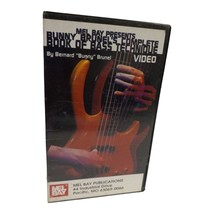 Bunny Brunels Complete Book Of Bass Technique Vhs Music Instructions - £7.78 GBP