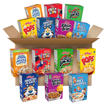 Kellogg'S Breakfast Cereal, Variety Pack, Kids Breakfast, Assortment Varies, Sin - $53.51
