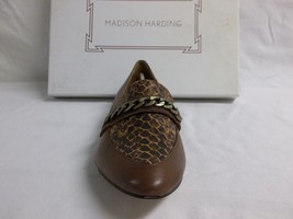 Madison Harding Size 6 M Skip Brown Leather Loafers New Womens Shoes - £94.19 GBP