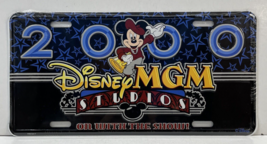 Disney MGM Studios 2000 &quot;On With the Show!&quot; License Plate / Car Tag NEW/... - £19.32 GBP