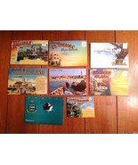 8 Vintage Postcard Booklets- Bermuda/Canada/Israel/Columbia/Venezuela/St... - $18.99