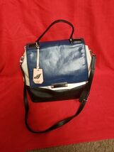 DVF Diane Von Furstenberg Courier Color block bag purse - $64.35