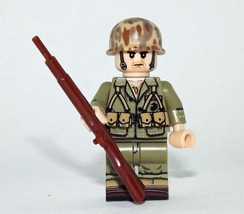 PLTOYS Marine with cross necklace Pacific Theater WW2 Minifigure Custom US Toy - $7.21