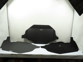 15 Nissan 370Z Convertible #1257 Trunk Floor Mat Board Set Underlayment Black 84 - £218.12 GBP