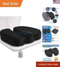 Seat Cushion for Office Desk Chair, Memory Foam, Non-Slip, Cushion Back,... - $26.60