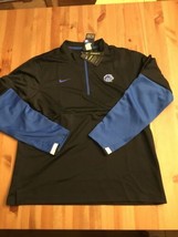 Mens Nike boise state broncos therma Sideline Long Sleeve 1/4 Zip CQ5689 L/large - £31.84 GBP