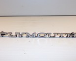 1968 69 70 71 72 Plymouth Emblem OEM 2785791 Road Runner Belvedere GTX S... - £56.70 GBP