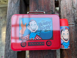 1999 Hallmark Ornament - Howdy Doody - Pressed Tin Lunchbox Set - 2 Ornaments - £8.55 GBP