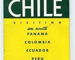 1938 Grace Line 38 Day All Expense Cruises to Chile Brochure Panama Cuba... - $44.50