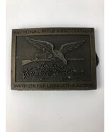 NRA BELT BUCKLE AMERICA FOUNDED BY GUN OWNERS INSTITUTE FOR LEGISLATIVE ... - $152.64 MXN