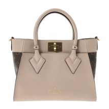 Auth Louis Vuitton On My Side PM Gray-beige Monogram Tote Bag - £3,084.78 GBP