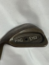 Ping Eye 2 Black Dot Copper Lob L Wedge Karsten Ping Shaft LH USA Good Grip - $130.89