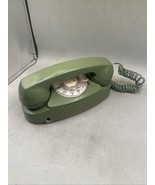 Vintage Bell System Western Electric Princess Rotary Desk Phone Green 1975 - $55.43