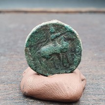 Genuine Ancient Greek Roman Byzantine Kushan Coin Green Patina Coin - £50.21 GBP