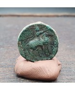 Genuine ANCIENT GREEK ROMAN BYZANTINE KUSHAN Coin Green Patina coin - £49.40 GBP