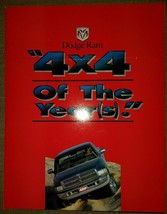 1995 Dodge Ram Truck 4x4 of Year Year(s) Sales Brochure Folder - $12.86