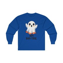 halloween ghost postive vibes Unisex Ultra Cotton Long Sleeve Tee men wo... - £15.87 GBP+