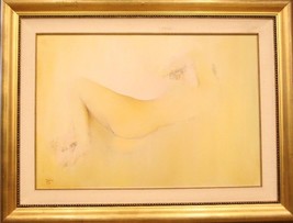 Untitled (Abstract Nude in Yellow) by Mallato 1999 (Signed/Dated) Oil on Canvas - £2,949.92 GBP