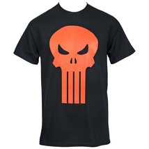 Marvel Punisher Logo In Red T-Shirt Black - £12.77 GBP