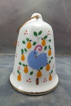 Vintage 1988 Lillian Vernon &quot;Partridge In A Pear Tree&quot; Christmas Ornament Bell - £7.91 GBP