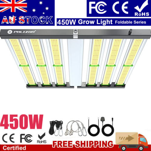 Phlizon 450W LED Grow Light Full Spectrum Growing Lights for Indoor Plants