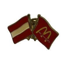 McDonald’s Austria International Employee Crew Restaurant Enamel Lapel H... - $9.95